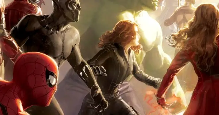 Vingadores Guerra Infinita Nova Arte Conceitual Bel Ssima Mostra Os