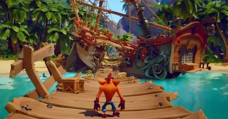 Crash Bandicoot 4 Novo vídeo revela nível piratas