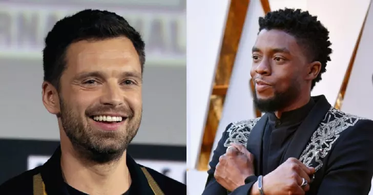 Sebastian Stan faz homenagem a Chadwick Boseman em comemoração ao