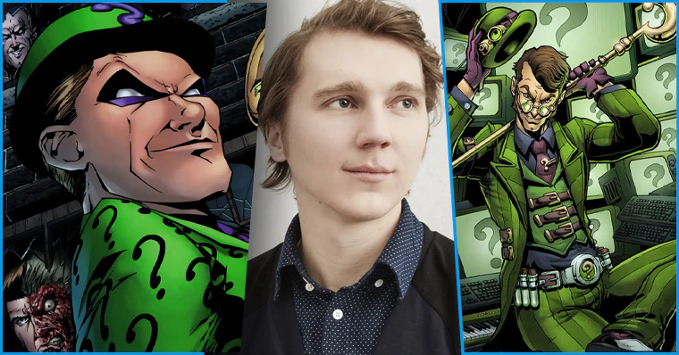 The Batman  Paul Dano é o escolhido para viver o vilão Charada! -  Aficionados