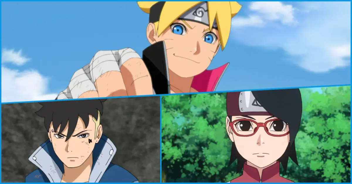 Visual completo de Sarada Uchiha crescida em 'Boruto' vaza nas