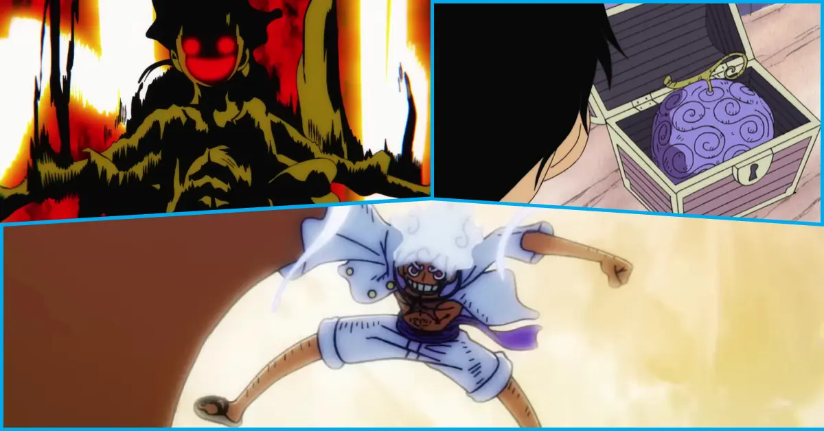 TODAS AS TRANSFORMAÇÕES DO LUFFY ATÉ O GEAR 5 EM ONE PIECE 