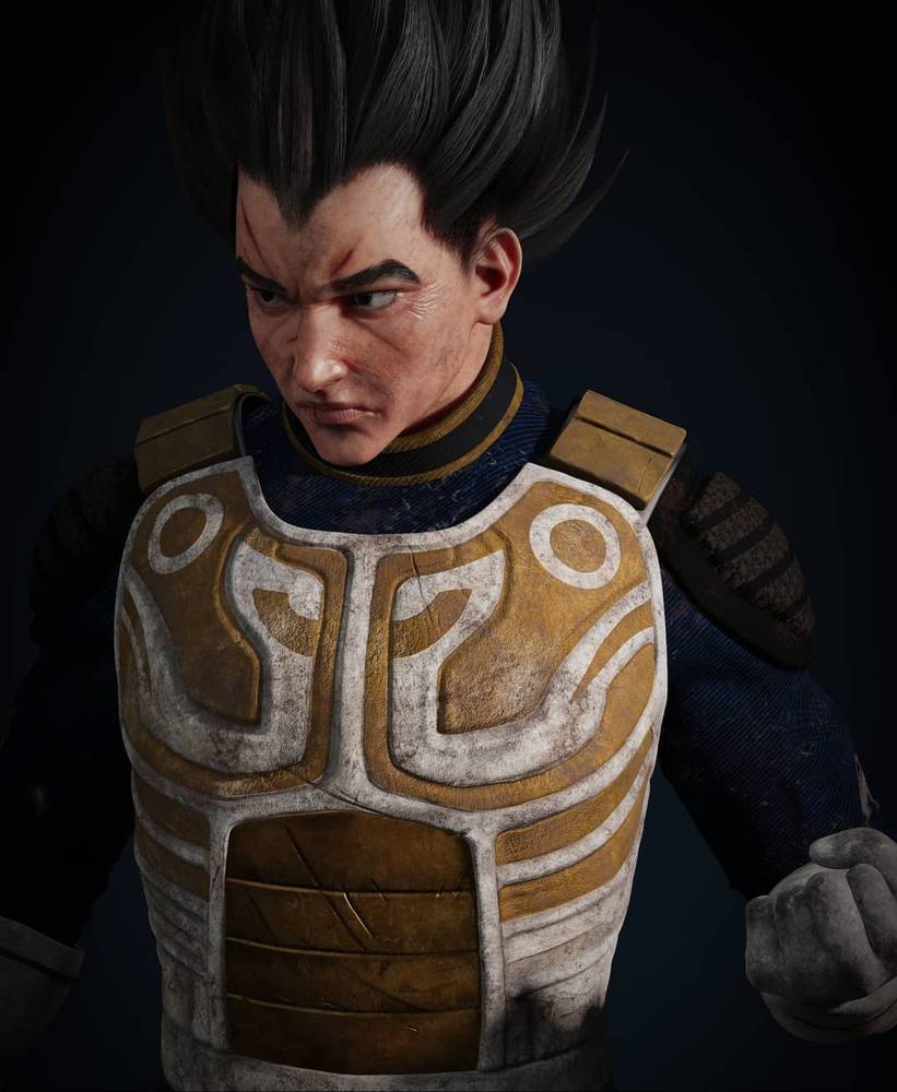 Artista imagina um filme live-action de Vegeta recriando personagens de Dragon  Ball de forma realista