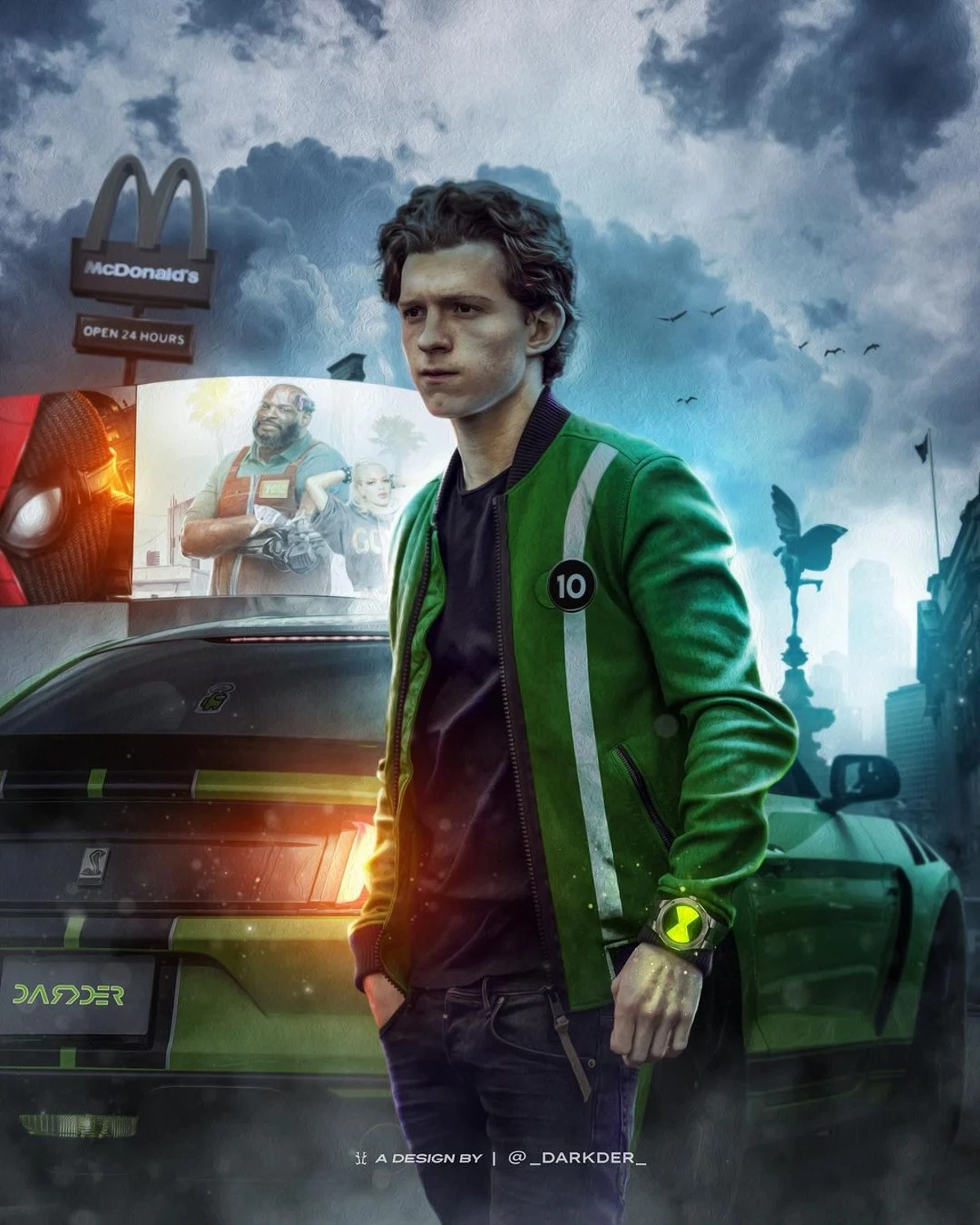 Tom Holland como Ben 10? Artista imagina visual do ator caso interpretasse  o personagem em live-action