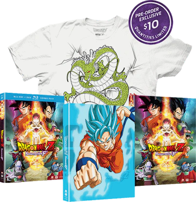 Edição de colecionador do Blu-Ray e DVD do filme Dragon Ball Super
