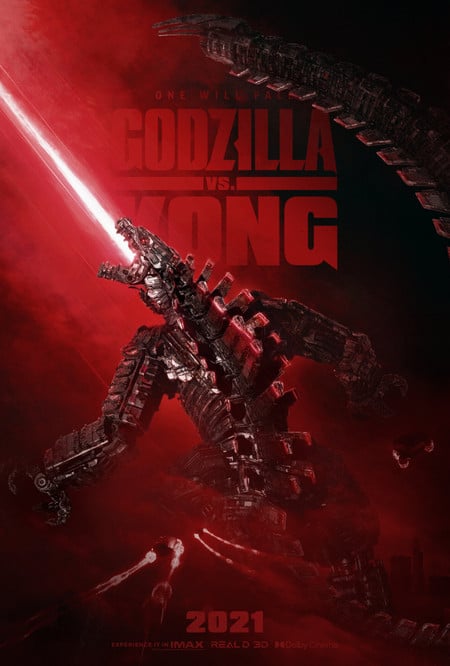 Godzilla Vs Kong Mechagodzilla Estampa Novos P Steres Do Filme