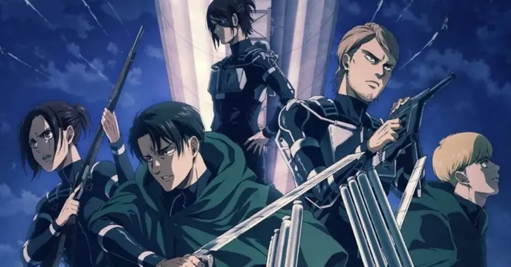 Pôster da 4ª temporada de Attack On Titan - puzzle online