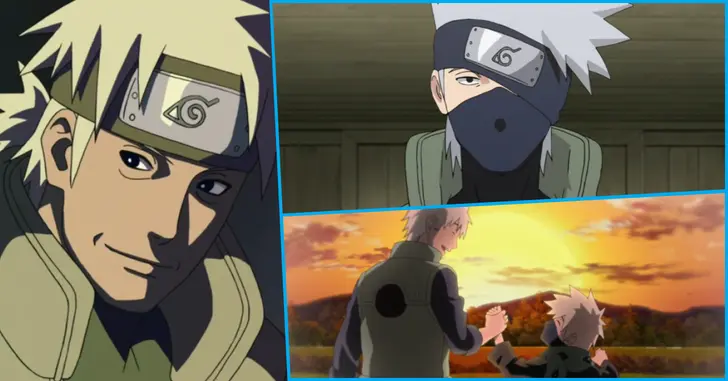 Minato conhece Sakumo Hatake, o Canino Branco de Konoha - Naruto Shippuden  