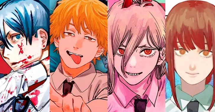 Otakus Brasil 🍥 on X: Os icônicos personagens de Chainsaw Man. • Power,  Denji, Aki e Makima.  / X