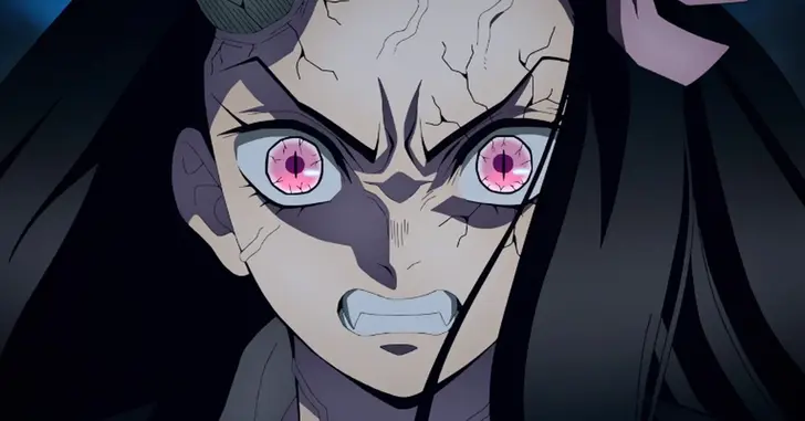 Nezuko de Demon Slayer se transforma na Mai de The King of