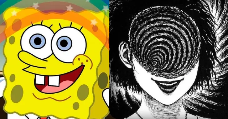 Bob Esponja  Conta oficial da franquia traz crossover com Junji Ito