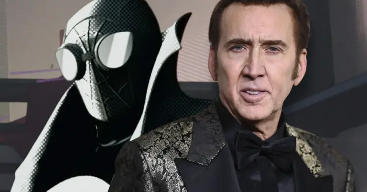 Divulgada primeira foto oficial de Nicolas Cage como o Homem-Aranha Noir