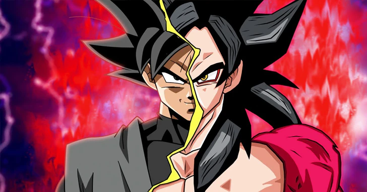 Black Goku SSJ 4, png