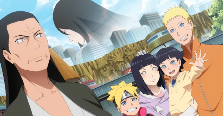 Naruto mostra para Hinata seu primeiro filho