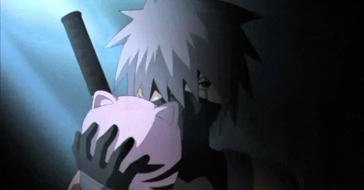 Kakashi Encontra o Seu Pai, Sakumo Hatake o Canino Branco De