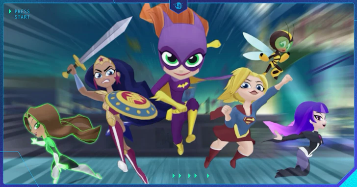 Que super-heroína és tu?, Jogos DC Super Hero Girls