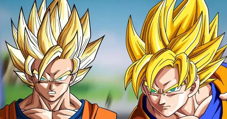 Dragon ball super saiyan menino de cabelo amarelo personagem de