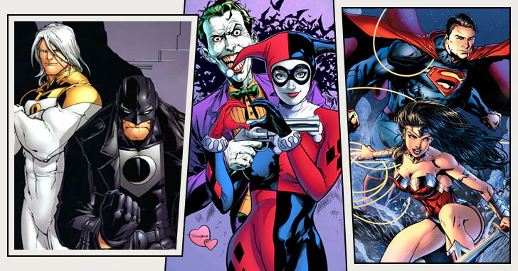 10 casais completamente improváveis que a DC Comics uniu!