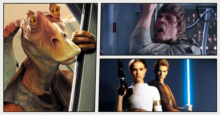 5 PIORES PERSONAGENS DE STAR WARS 