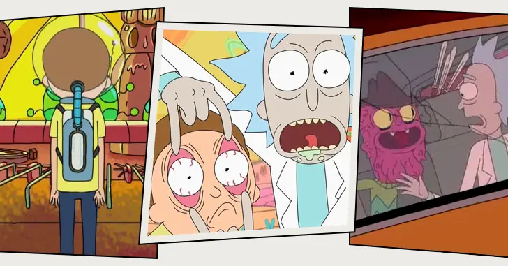 Rick e Morty destroem a família Simpson