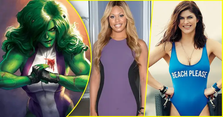 Mulher-Hulk, Atriz comenta sobre os músculos da Heroína.