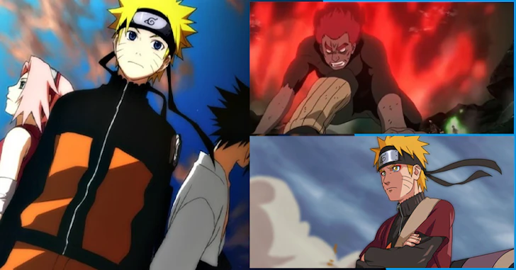 Naruto, altura dos personagens ( Time 7) 