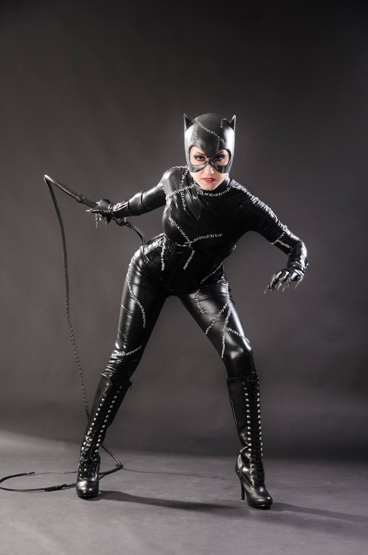 Cosplay EleNoira Como Mulher Gato De Batman