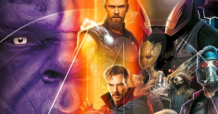 Vingadores Guerra Infinita Nova Arte Incrível Mostra Mais Dos