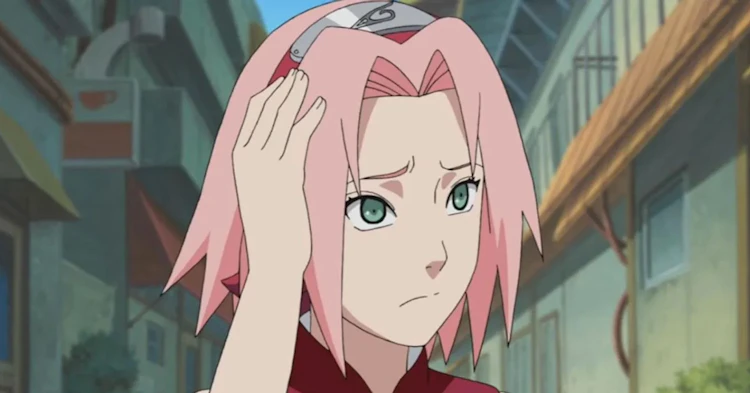 Um personagem de anime fofo com uma camisa rosa que diz eu te amo
