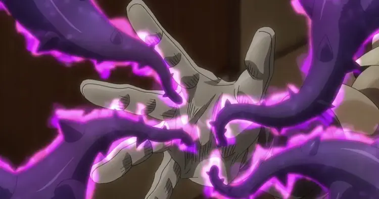 No primeiro episódio da terceira parte de Jojo o Star Platinum levava  várias coisas até o jotaro que estava na prisão mas como isso é possível se  o alcance do Star Platinum