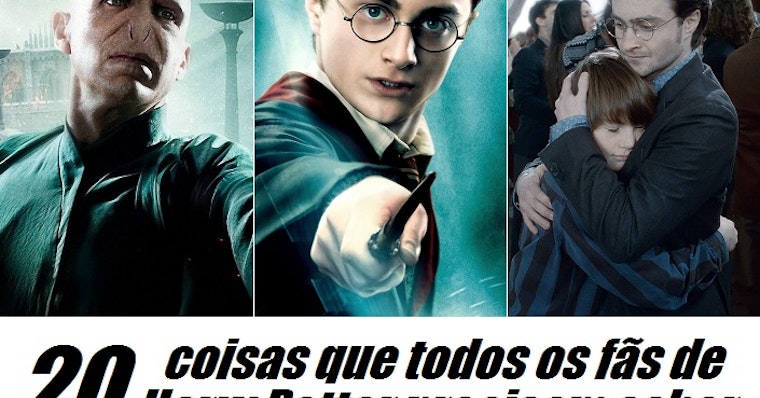 20 Coisas Que Todos Os Fas De Harry Potter Precisam Saber