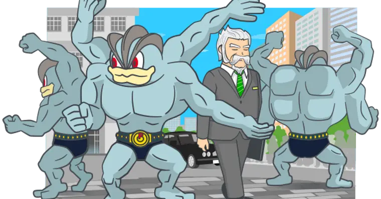 Personagens de Animes - Machamp - Pokemon Um dos incriveis pokemons  lutadores da primeira geracao que e super fodastico com uma cara de mau e  quatro bracos ele nocauteia os seus adversarios