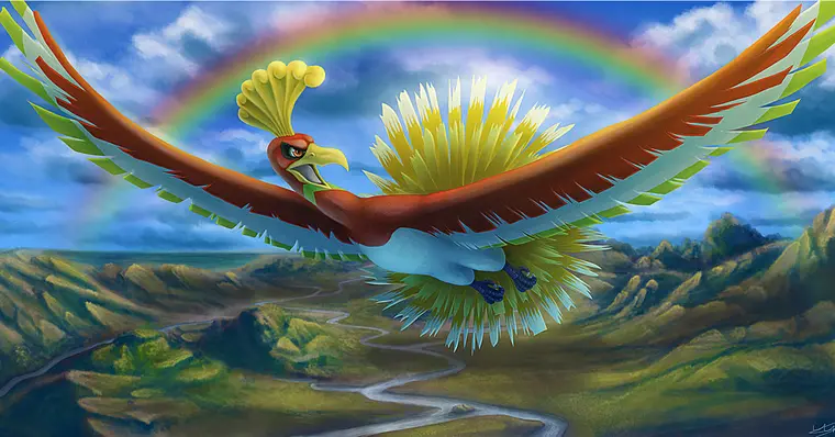 A história de Ho-Oh e Lugia