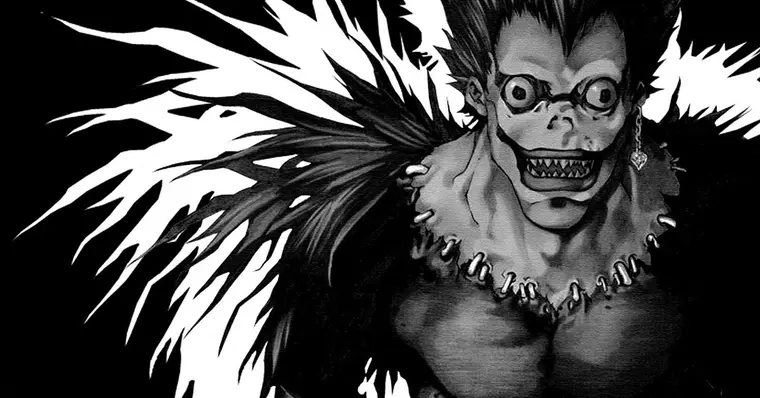 Ryuk, anime, death note, muerte, HD phone wallpaper