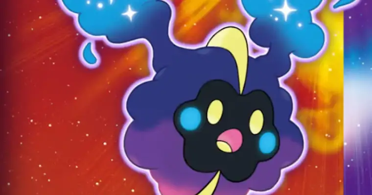 Um Pokémon fofo do tipo escuro que lembra uma lua · Creative Fabrica