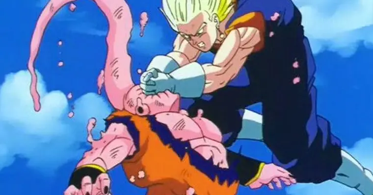 A OBSCURA batalha de GOKAN contra MAJIN BOO em Dragon Ball Z