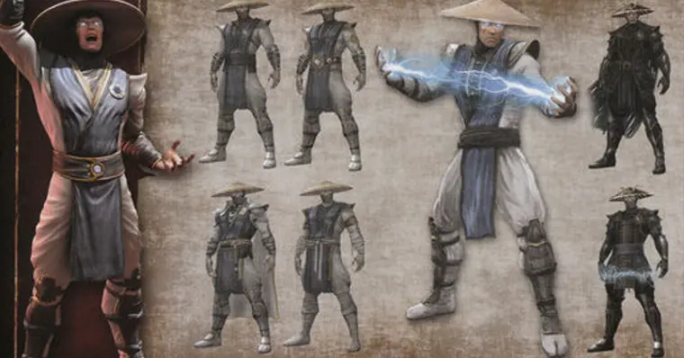 Raiden Deus ancião e os ataques de Shinnok