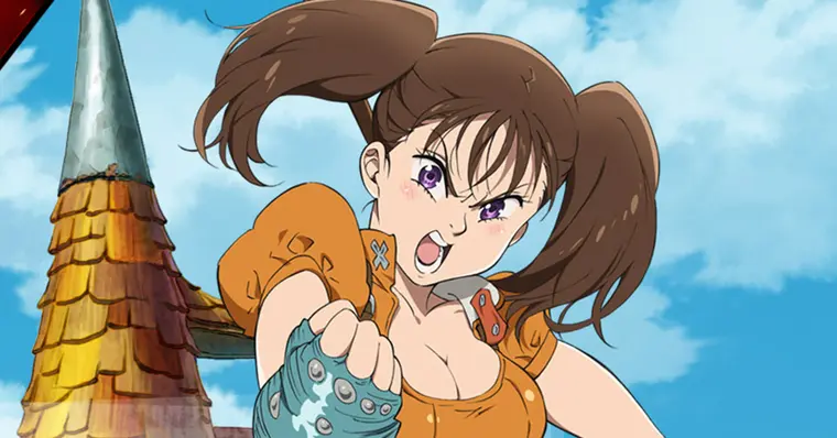 Ai uma garota vai assistir Nanatsu no Taizai pela primeira veze vê