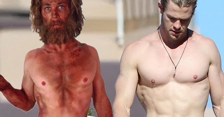 No Coração do Mar': O visual magro de Chris Hemsworth, o Thor, Estilo