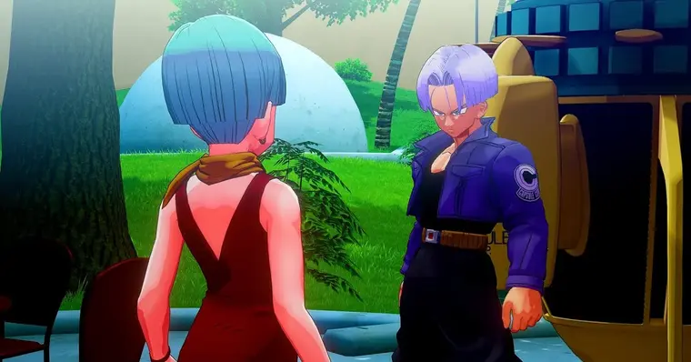 Trunks do futuro após a DLC 3  Dragon Ball Z: Kakarot 