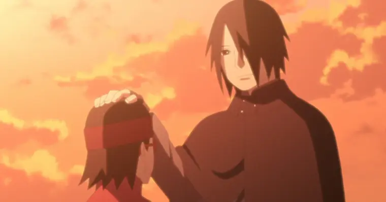 Filha do Sasuke e Sakura  Filho do sasuke, Sasuke, Sarada uchiha