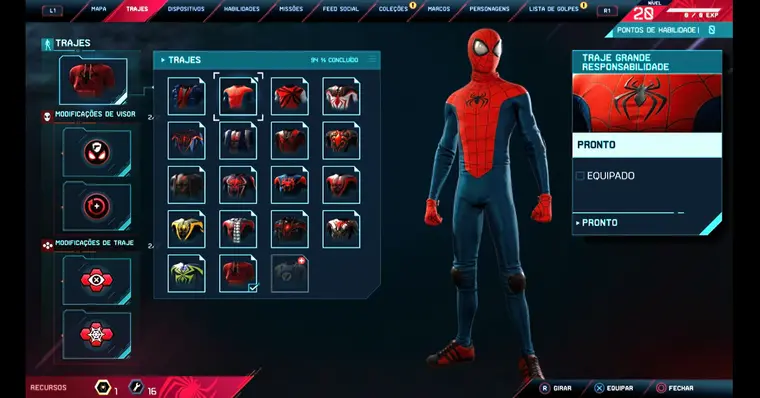 Marvel's Spider-Man 2: todos os trajes do Miles Morales