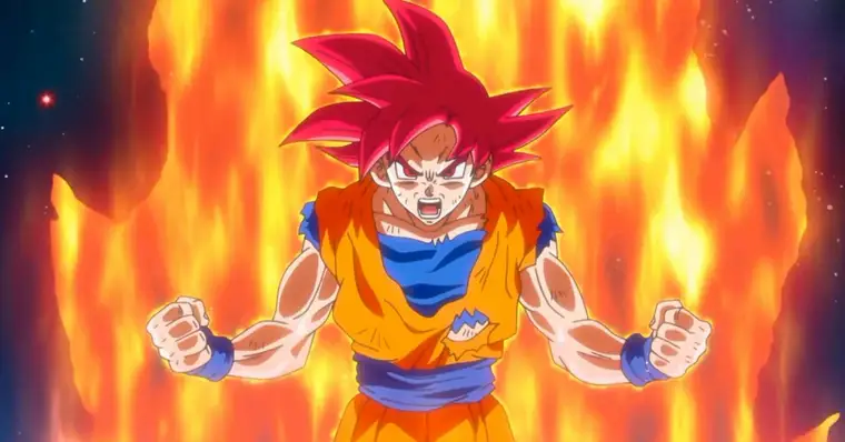 Goku SSJG  Majin, Goku super saiyajin deus, Goku desenho