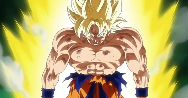 Goku super sayaji infinito amarelo vs Goku super sayajin infinito bran