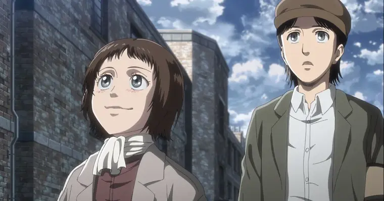 ATTACK ON TITAN antes e depois - Evolução dos personagens Shingeki no  Kyojin 