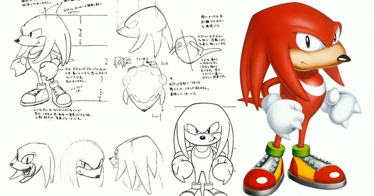 Quais são alguns fatos sobre o personagem Knuckles da franquia