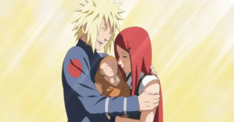 primeiro filho do naruto e do sasuke: a reação da kushina #Boyslove #y