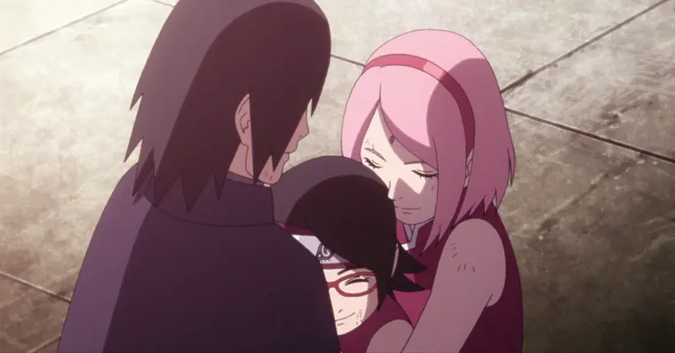 SASUKE BEIJA SAKURA VEJA COMO FOI!! BORUTO 