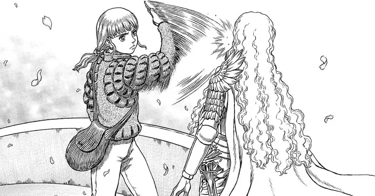 alguém sabe? #berserk #casca #griffith #guts