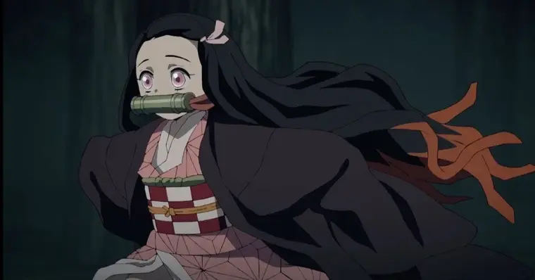 POR QUE A NEZUKO TEM UM BAMBU NA BOCA EM DEMON SLAYER? 